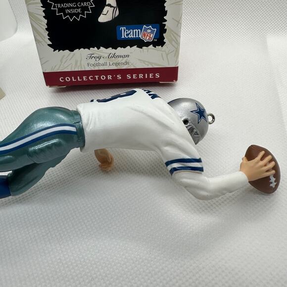 Hallmark Keepsake Troy Aikman NFL Football Legends Series Ornament w/card in box - Picture 4 of 13